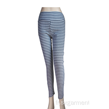 65% coton 25% Polyester 15% Leggings de la dame spandex